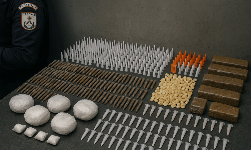 Policiais do 29º BPM fazem chover no Vale do Sol