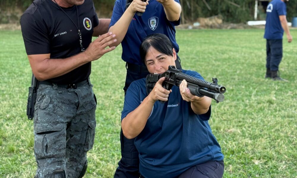 Agentes de segurança de Porciúncula recebem treinamento especializado da PMERJ