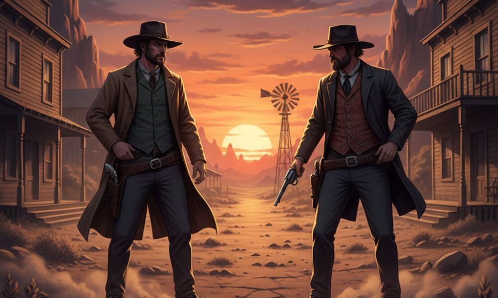 Duelo ao pôr-do-sol