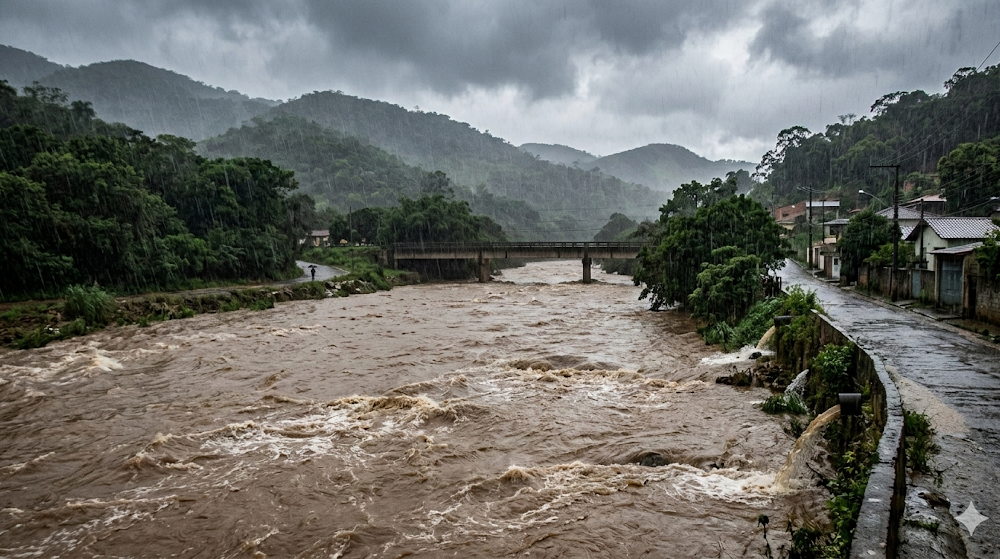 Dias tensos de chuvas no Noroeste